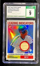 2005 SSP /25 BAT DARRYL STRAWBERRY TOPPS PRISTINE LEGENDS REFRACTOR CSG 9 G3018