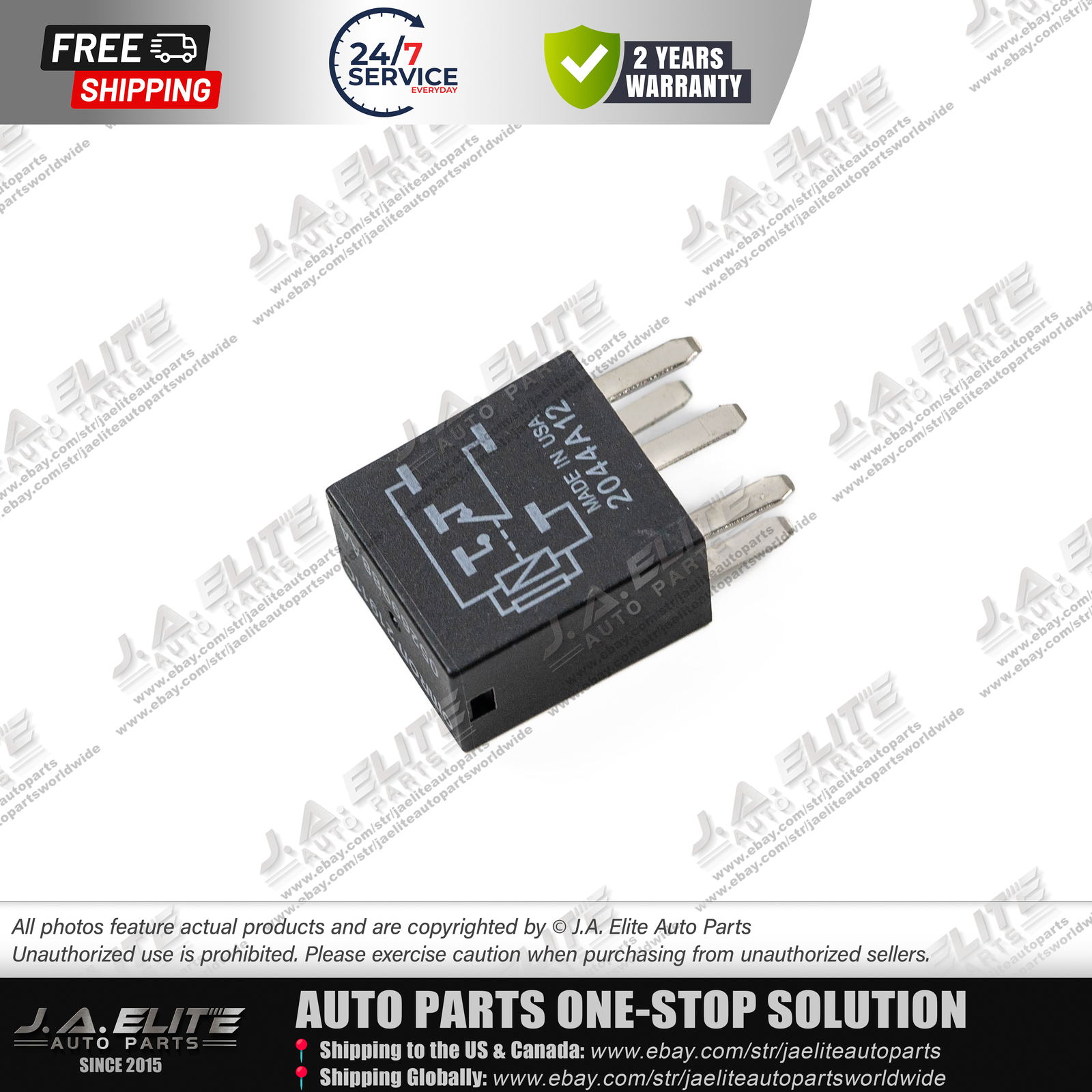 Maserati Quattroporte 2017 Relays 2 pcs P/N 05269988AA