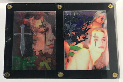 Lethal Strike Chromium Trading Cards  # 1 #2/ Chromium sticker set/ Plus Frame