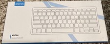 Omoton Bluetooth Wireless Keyboard White KB066 iOS Apple iPad