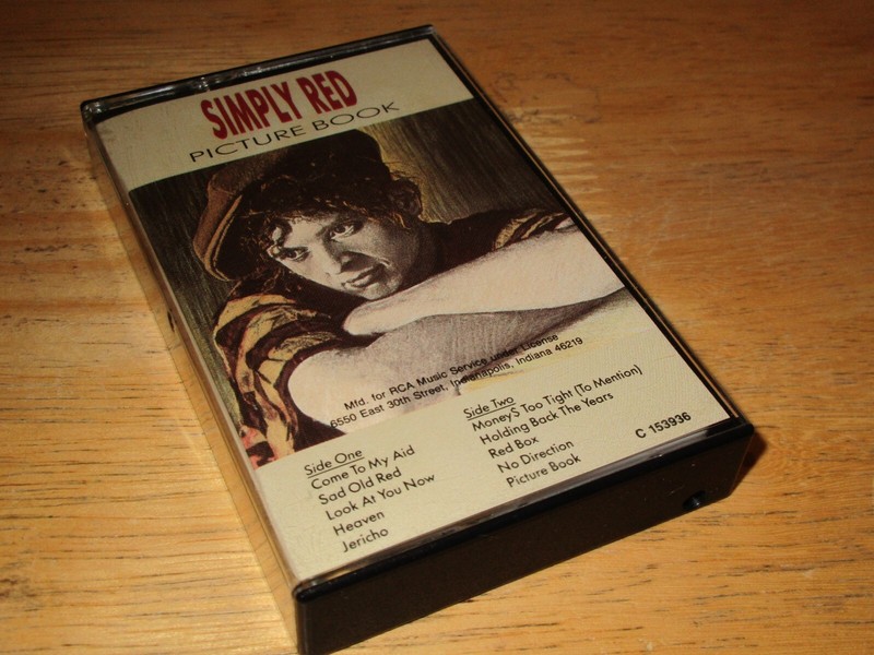 Picture Book by Simply Red (Cassette, Album, 1985, Elektra Records) Club Edition
