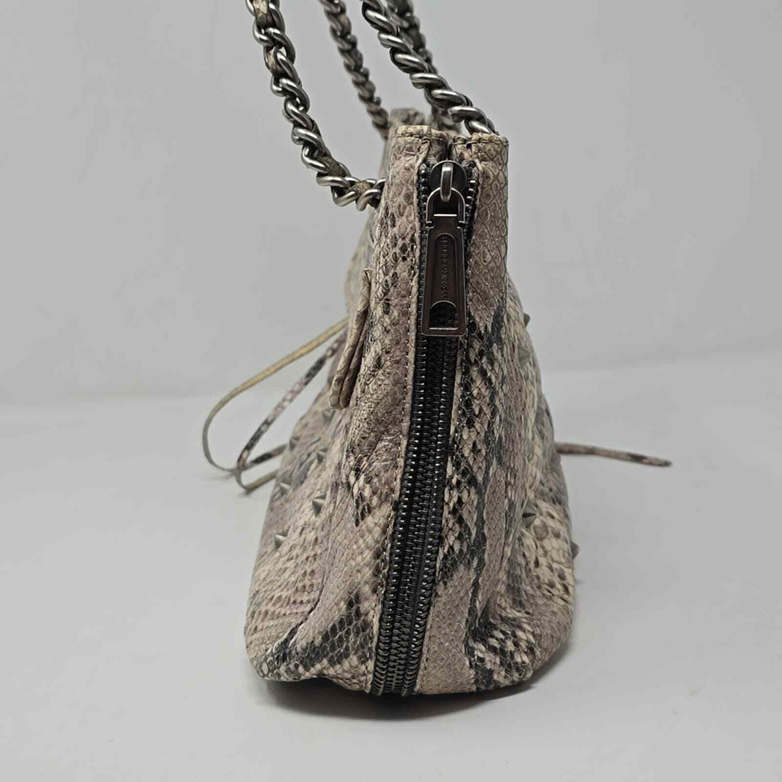 Rebecca Minkoff Python Embossed Shoulder Crossbod… - image 3