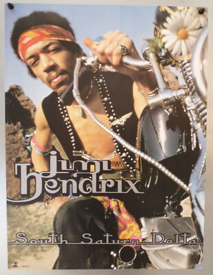 Jimi Hendrix South Saturn Delta RARE #'d 18x24 Promo Record Store