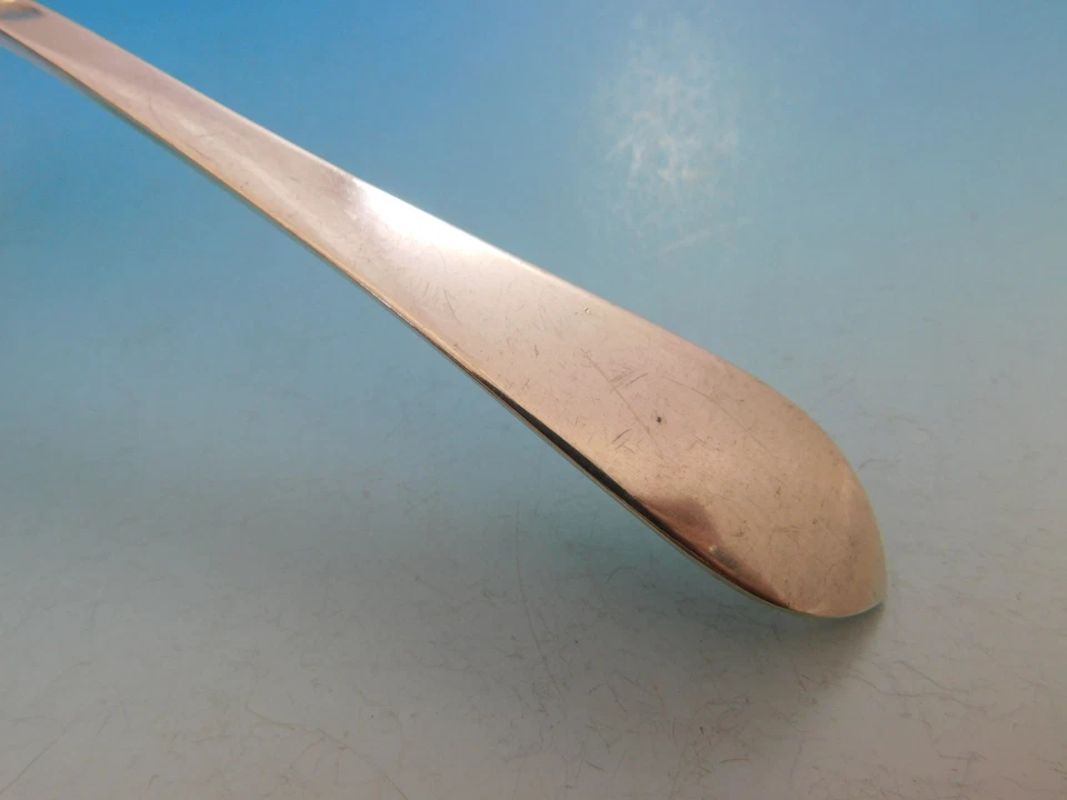 Juego de cubiertos antiguos puntiagudos de R&B D&H de plata de ley 12 servicio 90 piezas cena Foto 4 de 4