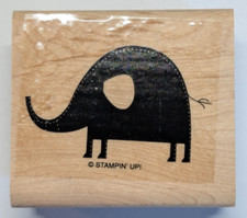 Wood/Rubber Stamp Elephant