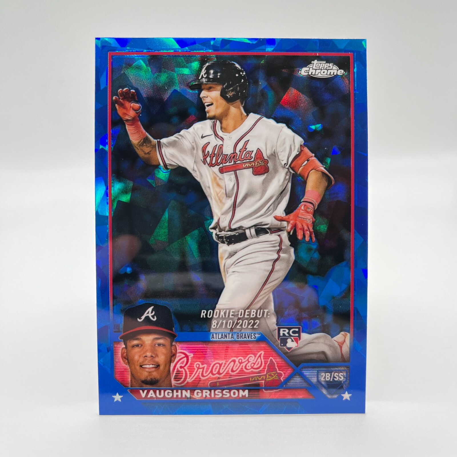 2023 Topps Chrome Update Sapphire Vaughn Grissom Rookie #USCS44 Braves *SEE