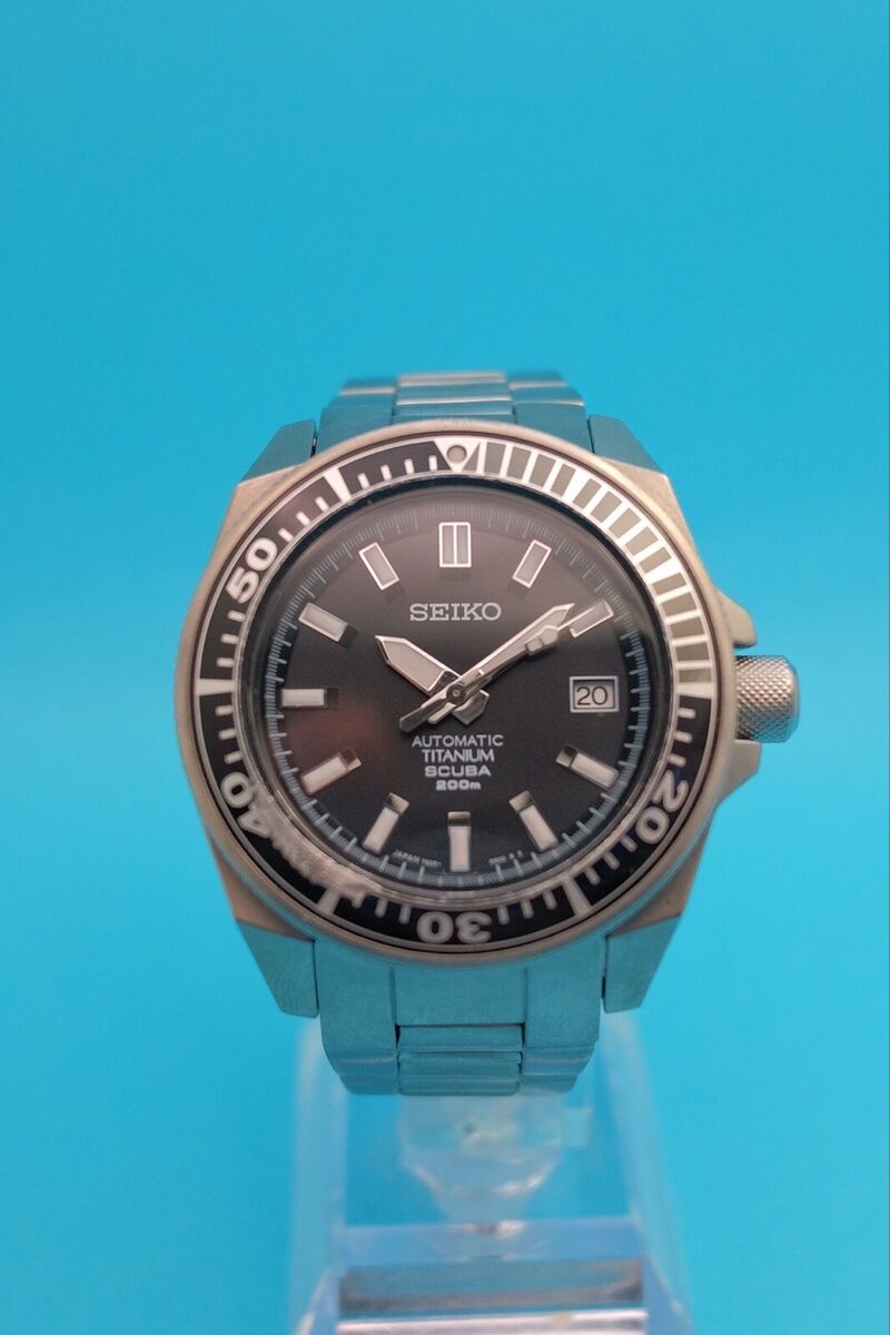 SEIKO PROSPEX SBDA001 BLACK SAMURAI TITANUM 7S25-00D0 SEIKO PROSPEX SBDA001 BLACK SAMURAI TITANUM 7S25-00D0