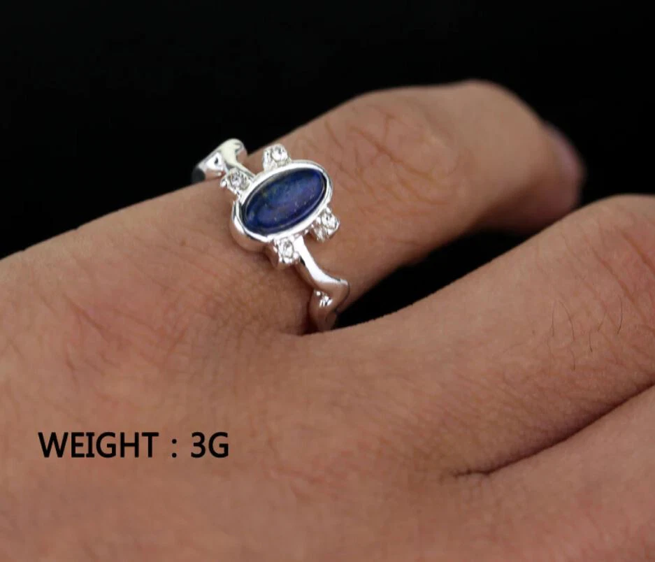 The Vampire Diaries: Elena Gilbert, Blue Lapis, Antique Silver, Daylight Ring - Image 2 of 4