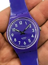 Swatch Watch Purple Callicarpa GV121 34mm 2009 Women's Good condition Working