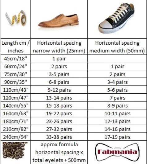 Fabmania® Laces 6mm Flat Polyester Shoe Laces for Converse Gym Boxing Trainers - Image 3 of 3