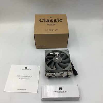 Thermalright AXP90 X47 Low Profile CPU Cooler, with 92mm TL-9015 Slim PWM Fan, I