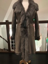 Brand New High End Torpe Colour Toscana Shearling Coat Size Large