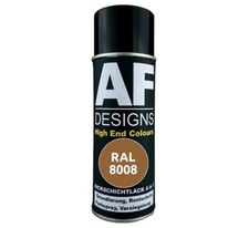 4in1 Rostschutz Lackspray F&Uuml;R RAL 8008 Olivbraun Farbe Grundierung Spraydose