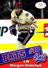 2011-12 Regina Pats #9 Morgan Klimchuk