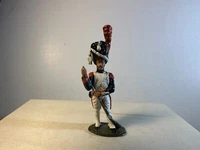 French 54mm Napoleonic Guard toy soldier. Nicely painted.