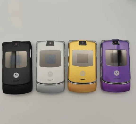 Motorola RAZR V3 Retro Flip Phone - Unlocked -Pristine GRADE A+ Phone ...