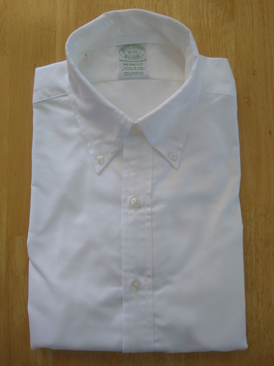 NWOT Brooks Brothers White Oxford Button Down Milano Fit NWOT Brooks Brothers White Oxford Button Down Milano Fit