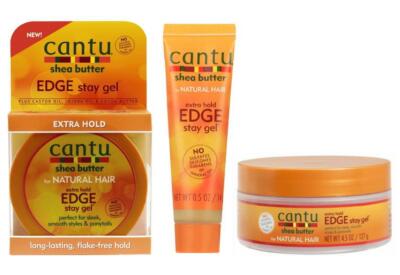 Cantu Shea Extra Hold Edge Stay Gel, Long-Lasting Flake-Free Hold (various)