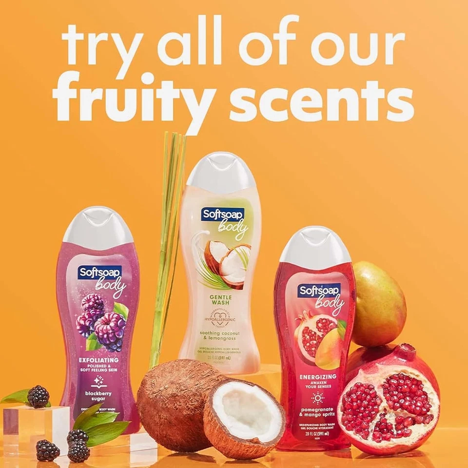 Jabón corporal jabón blando, 20 fl oz (paquete de 4) (selecta tu aroma) - Mejor producto., Foto 4 de 4