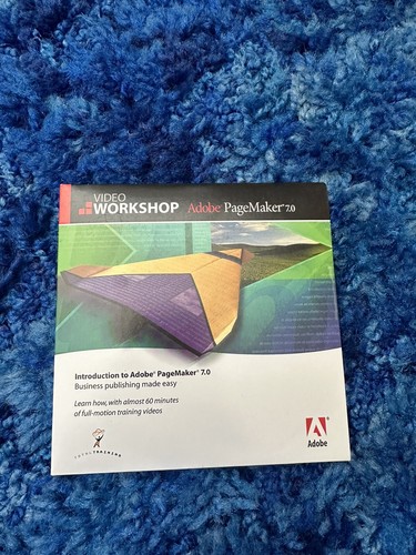 Genuine Adobe PageMaker 7.0 for Macintosh Full Retail Version W/Serial Number - Picture 6 of 12
