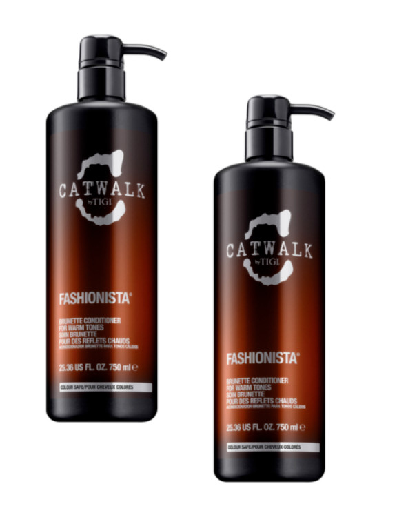 2x TIGI Catwalk Fashionista Brunette Conditioner 750ml