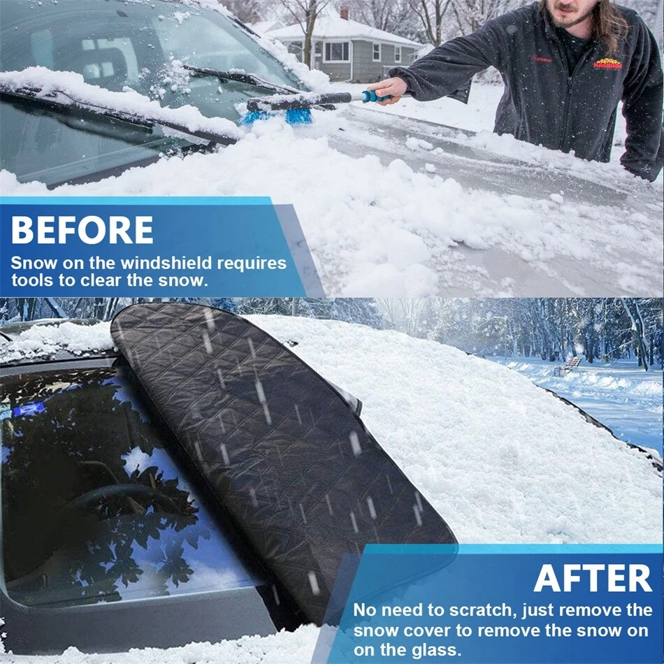 Para Cadillac Accesorio Parabrisas Coche Cubierta de Nieve Escarcha Protector UV Parasol Delantero Foto 4 de 4