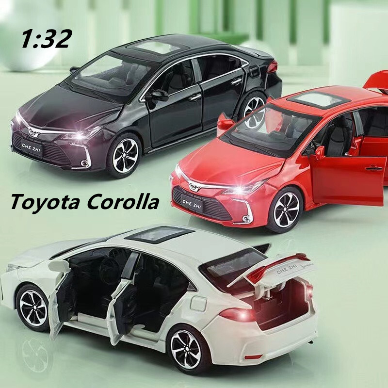 1:32 Toyota Corolla Ascent Sedan Vehicle Collection Model Pull Back Diecast Toy