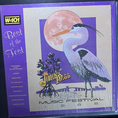 Best Of The Fest John's Pass Music Festival W101 Radio Vinyl LP VG+EX Condition