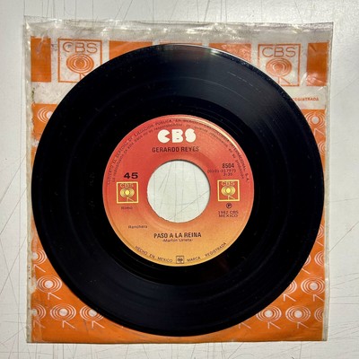 Gerardo Reyes Bohemio De Aficion b/w Paso A La Reina Mexican 7'' Single CBS EX