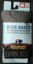Duluth Men's Buck Naked Bullpen Boxer Briefs 3XL 48-50 Graphite
