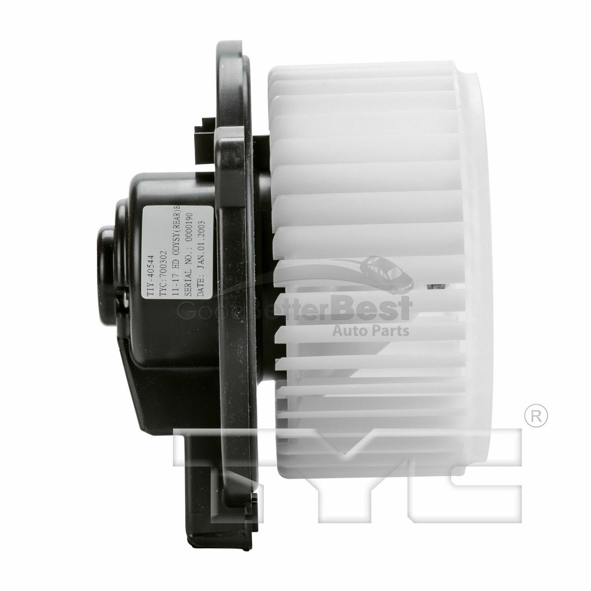 One New TYC HVAC Blower Motor Rear 700302 8710308070 for Honda  