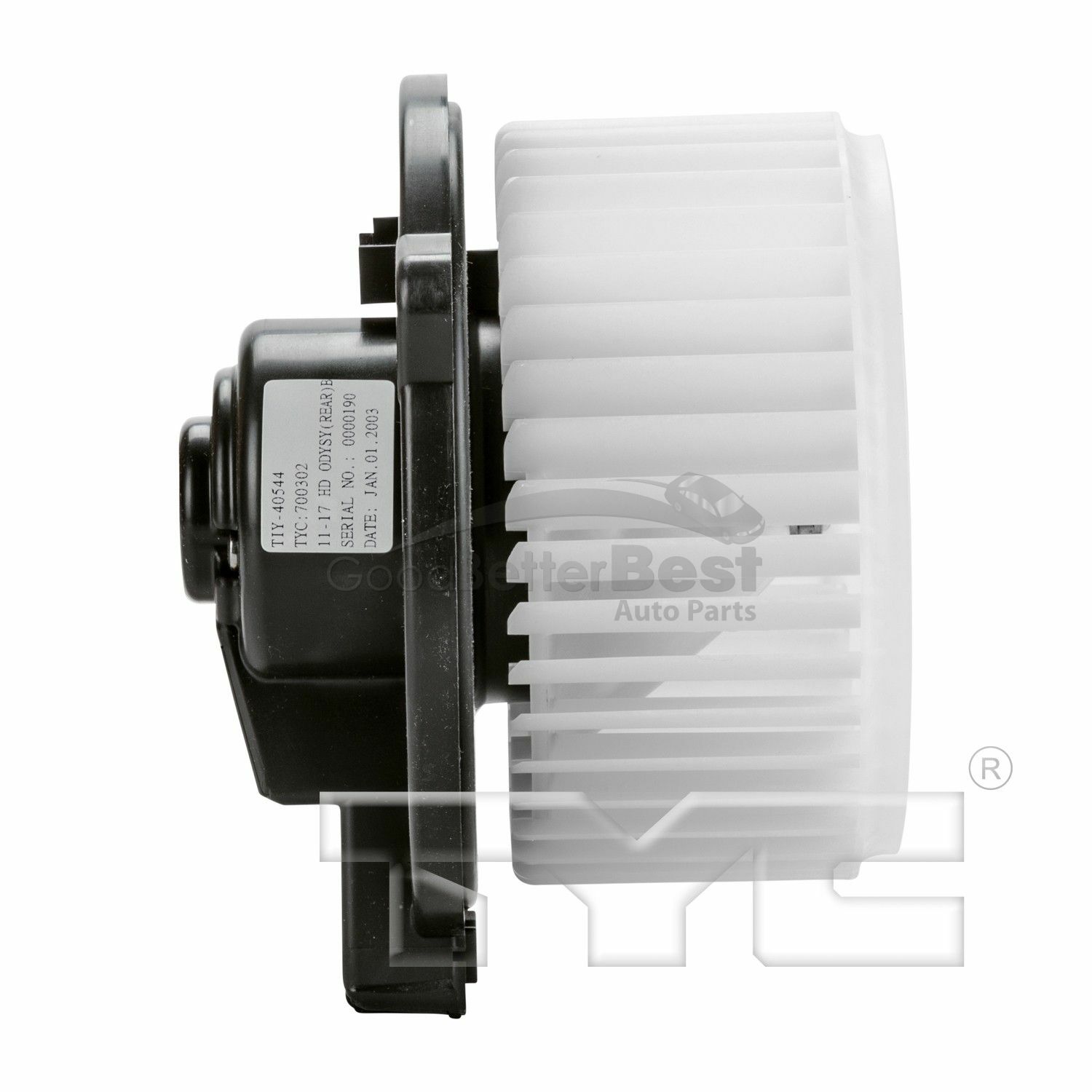 One New TYC HVAC Blower Motor Rear 700302 8710308070 for Honda  