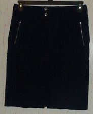 EXCELLENT WOMENS LAUREN RALPH LAUREN NAVY BLUE SKIRT  SIZE 6