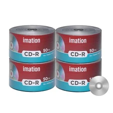 200 Pack Imation CD-R 52X 700MB/80Min Branded Logo Blank Media Recordable Disc