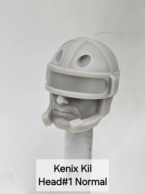 3d Printed STAR WARS KENIX KILL HEAD#1  1:12 6'' Classified/ Legend Compatible 