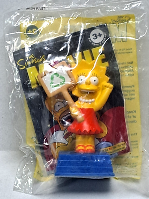 #ad The Simpsons Movie 2007 Burger King premium Lisa Simpson sealed 3.5 inch $5.99