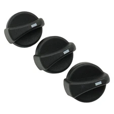 3Pcs AC Heater Fan Control Knobs For Peterbilt 121-0001-000