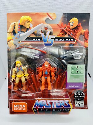 Mega Construx He-Man vs Beast Man MOTU MASTER OF THE UNIVERSE BLOKS LEGO KRE-O