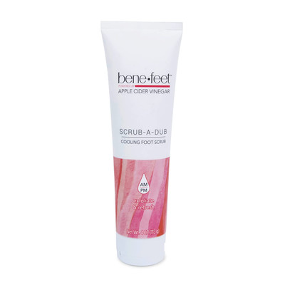 Scrub-A-Dub Cooling Foot Scrub - Exfoliates + Refreshes Dry + Dull Skin, Get Smo