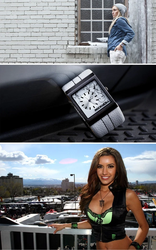 NUEVO EN CAJA Reloj Pulsera Rockwell MERCEDES BLANCO NEGRO EDICIÓN LIMITADA LANZAMIENTO Foto 2 de 2