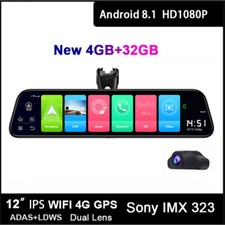 Android 8.1 4GB RAM 32GB ROM DashCam Coche DVR Espejo Full HD 1080P Grabadora de Video
