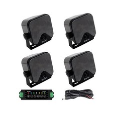 Herdio 4 Inch 240W Boat Marine Bluetooth Speakers Waterproof Outdoor Speakers...