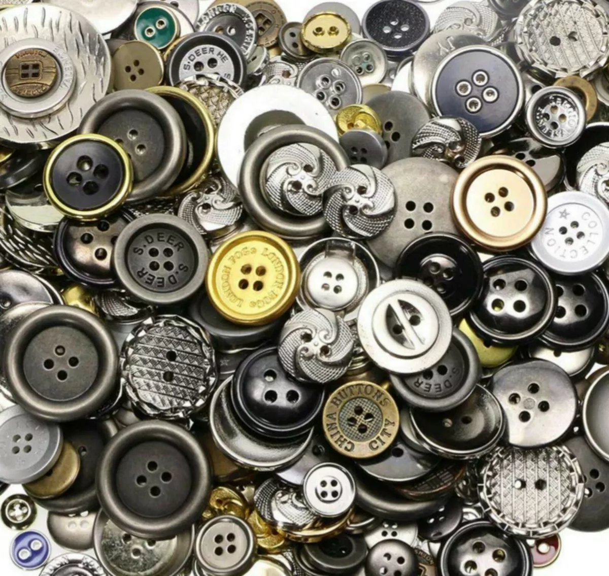 Silver buttons 2024 in bulk