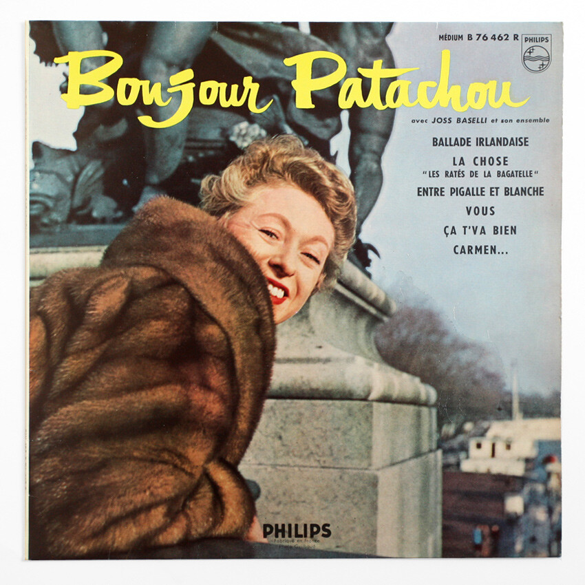 PATACHOU Bonjour Patachou french 1959 Philips B 76462 R