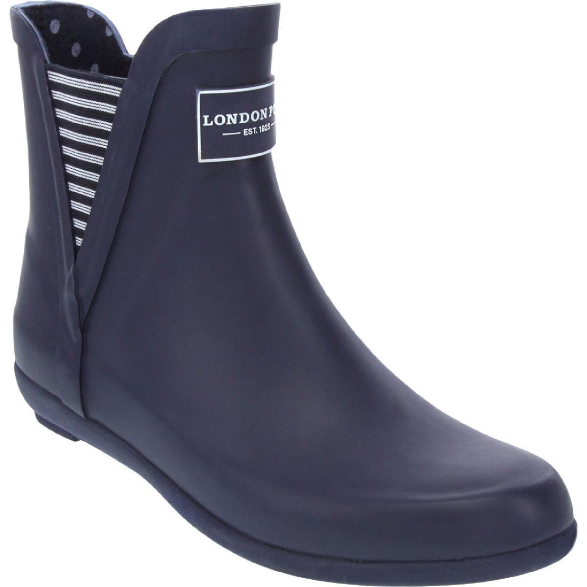 Женские непромокаемые ботинки London Fog Womens Piccadilly Navy Rain Boots 10 Medium BM BHFO 6066 6990₽