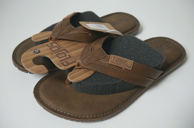 Flojos Alonzo Sandals Thong Flip Flops Casual Comfort Mens Size 10 for sale online | eBay