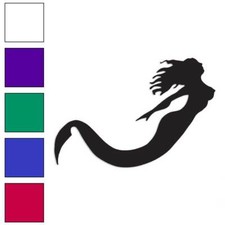 Swimming Mermaid, Vinyl Decal Sticker, Multiple Colors  Sizes 451