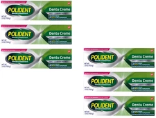 Polident Paste for Denture and Partials Cleaning, Triple Mint Freshness,3.9 Oz 6