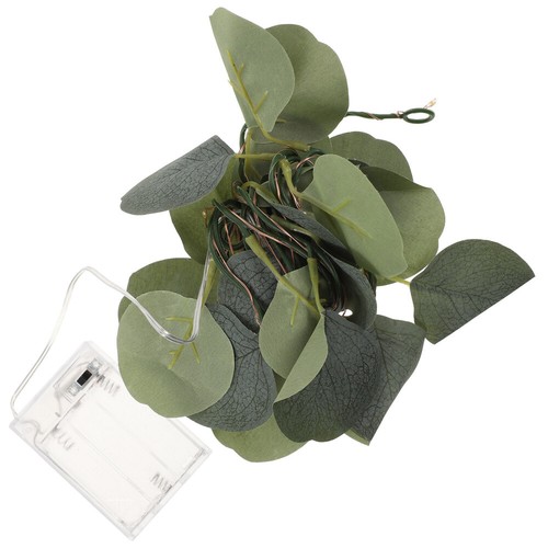 Eucalyptus Leaf Lamp Led Lights for Decoration Artificial Greenery Garland
