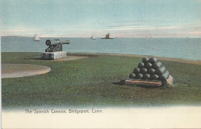 St. Mary s By The Sea Cannon Lighthouse Bridgeport Connecticut 1907 Postcard